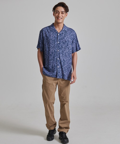 Eddie Bauer(エディーバウアー)の「リネン混 半袖 キャンプシャツ(シャツ/ブラウス・メンズ・マルーン/サックスブルー/ウィート/ホワイト/インディゴブルー・L/M/XL/S/XXL)」の15枚目の写真