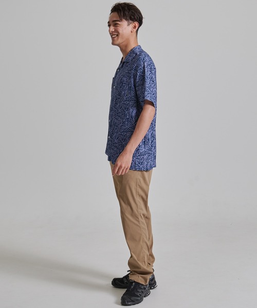 Eddie Bauer(エディーバウアー)の「リネン混 半袖 キャンプシャツ(シャツ/ブラウス・メンズ・マルーン/サックスブルー/ウィート/ホワイト/インディゴブルー・L/M/XL/S/XXL)」の16枚目の写真