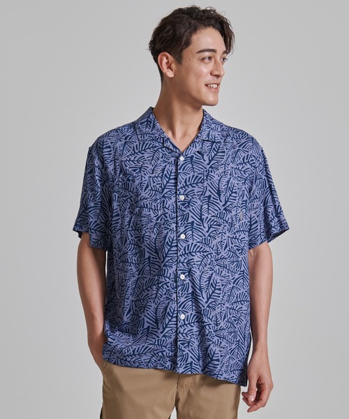 未使用】Etudes エチュード 炎柄 ファイヤーパターン 長袖 シャツ 48