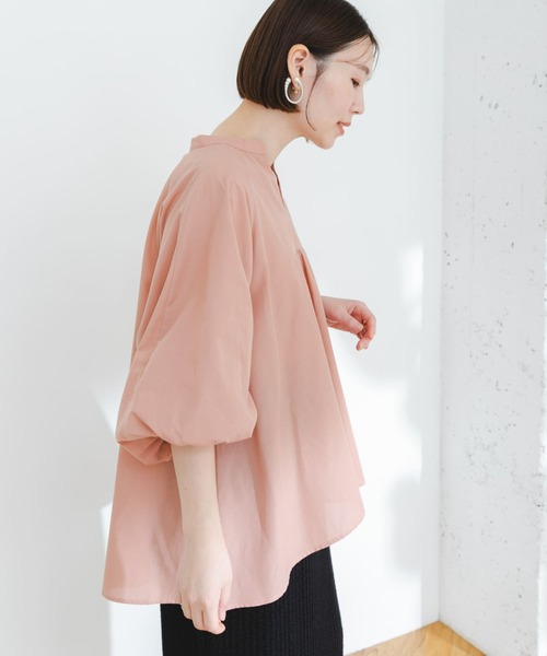 F by ROSSO（エフバイロッソ）の「『UR TECH』F by ROSSO　イージーリネンボリュームブラウス（シャツ/ブラウス・レディース・ミント/グリーン系その他/ネイビー/オフホワイト/ピンク・FREE）」の22枚目の写真