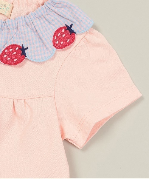 baby cheer（ベイビーチアー）の「いちごポケットTシャツ（T