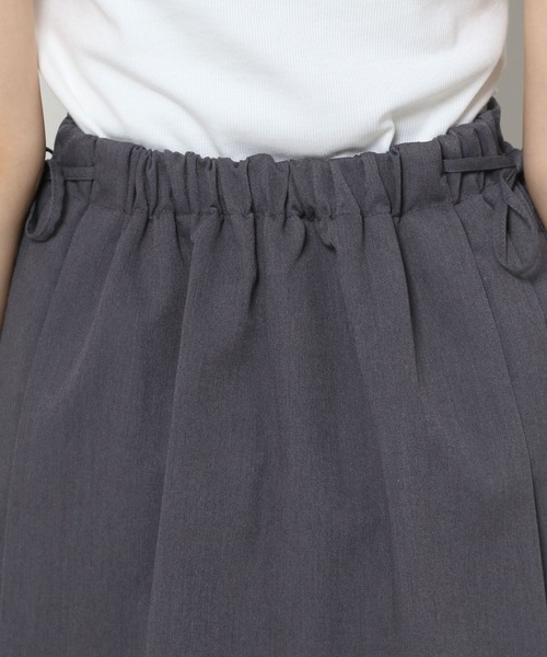 3.3 Field Trip （3.3フィールドトリップ）の「3.3 Field Trip／サイドプリーツ ミニスカート（裏地付き） 2105744（スカート・レディース・チャコール/ブラック・FREE）」の21枚目の写真
