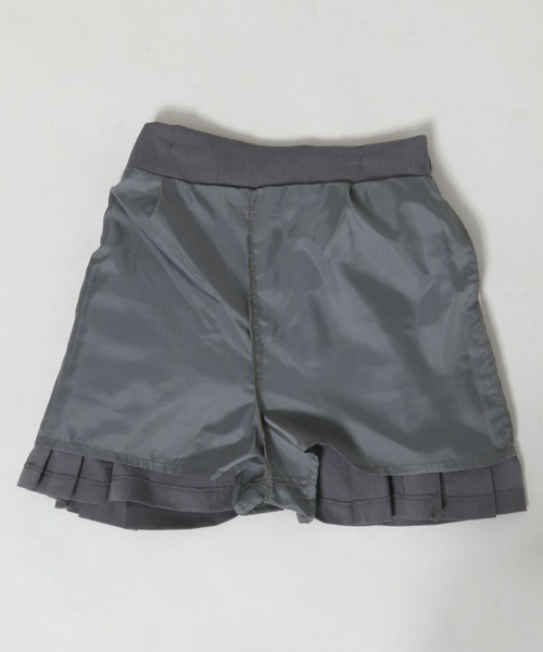 3.3 Field Trip （3.3フィールドトリップ）の「3.3 Field Trip／サイドプリーツ ミニスカート（裏地付き） 2105744（スカート・レディース・チャコール/ブラック・FREE）」の22枚目の写真