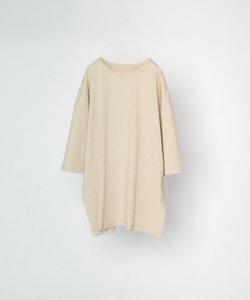 selle glant(セレグランテ)の「PIGMET LIKE REVERSIBLE T/ピグメントライクリバーシブルTシャツ(Tシャツ/カットソー・メンズ・チャコールグレー/ブラック/アイボリー・MEDIUM/LARGE)」の14枚目の写真