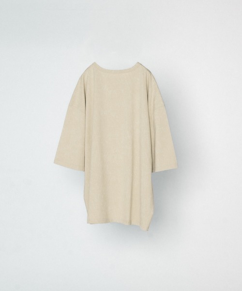 selle glant(セレグランテ)の「PIGMET LIKE REVERSIBLE T/ピグメントライクリバーシブルTシャツ(Tシャツ/カットソー・メンズ・チャコールグレー/ブラック/アイボリー・MEDIUM/LARGE)」の15枚目の写真