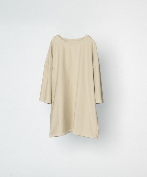 selle glant(セレグランテ)の「PIGMET LIKE REVERSIBLE T/ピグメントライクリバーシブルTシャツ(Tシャツ/カットソー・メンズ・チャコールグレー/ブラック/アイボリー・MEDIUM/LARGE)」の5枚目の写真