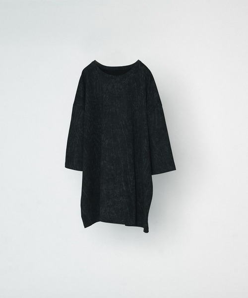 selle glant(セレグランテ)の「PIGMET LIKE REVERSIBLE T/ピグメントライクリバーシブルTシャツ(Tシャツ/カットソー・メンズ・チャコールグレー/ブラック/アイボリー・MEDIUM/LARGE)」の7枚目の写真