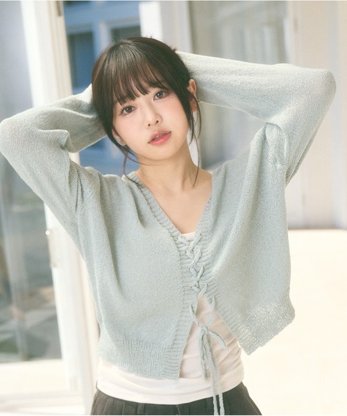 Ada.（エイダ）の「＜Peachyyouth × Ada.＞レースアップデザイン