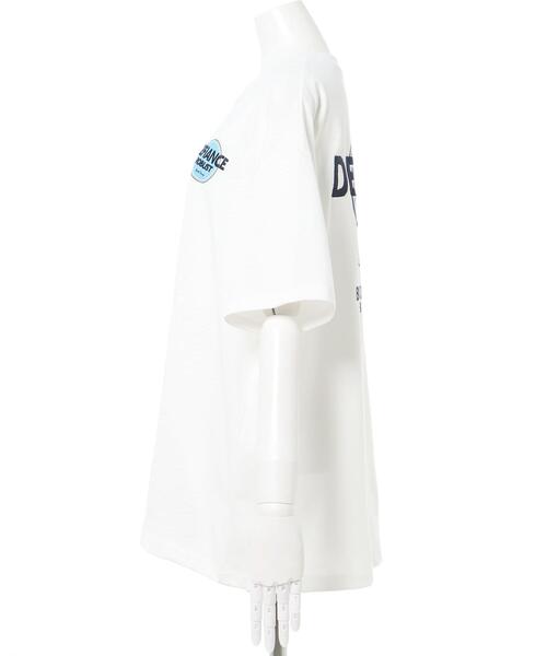 INGNI（イング）の「BackサークルロゴチュニックTシャツ（Tシャツ/カットソー・レディース・オフホワイト/オートミール/スミクロ・M）」の4枚目の写真