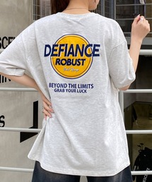 BackサークルロゴチュニックTシャツ