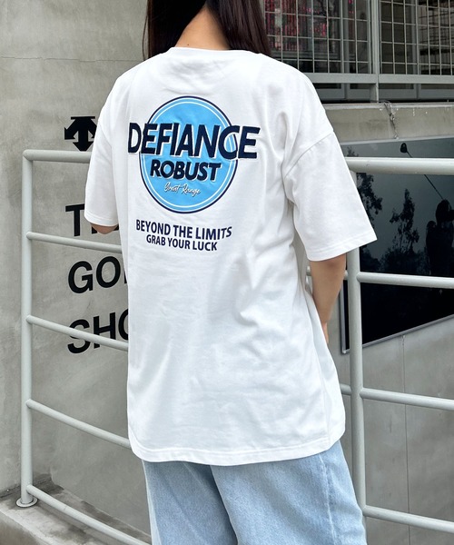 INGNI（イング）の「BackサークルロゴチュニックTシャツ（Tシャツ/カットソー・レディース・オフホワイト/オートミール/スミクロ・M）」の8枚目の写真