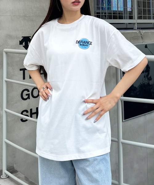 INGNI（イング）の「BackサークルロゴチュニックTシャツ（Tシャツ/カットソー・レディース・オフホワイト/オートミール/スミクロ・M）」の10枚目の写真