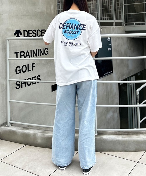 INGNI（イング）の「BackサークルロゴチュニックTシャツ（Tシャツ/カットソー・レディース・オフホワイト/オートミール/スミクロ・M）」の11枚目の写真