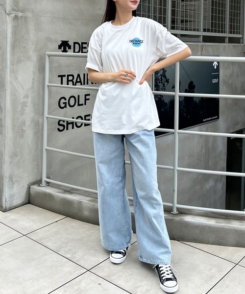 INGNI（イング）の「BackサークルロゴチュニックTシャツ（Tシャツ/カットソー・レディース・オフホワイト/オートミール/スミクロ・M）」の13枚目の写真