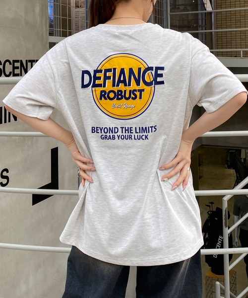 INGNI（イング）の「BackサークルロゴチュニックTシャツ（Tシャツ/カットソー・レディース・オフホワイト/オートミール/スミクロ・M）」の21枚目の写真
