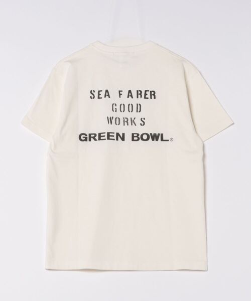 【日本製】グリーンボウル 【GREEN BOWL】Organic CottonT-shirts (E柄 SERVICE）（Tシャツ/カットソー）｜GREEN BOWL（グリーンボウル）