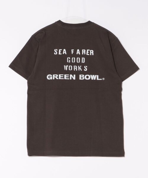 【日本製】グリーンボウル 【GREEN BOWL】Organic CottonT-shirts (E柄 SERVICE）（Tシャツ/カットソー）｜GREEN BOWL（グリーンボウル）