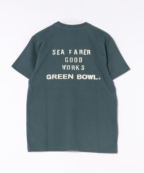 【日本製】グリーンボウル 【GREEN BOWL】Organic CottonT-shirts (E柄 SERVICE）（Tシャツ/カットソー）｜GREEN BOWL（グリーンボウル）