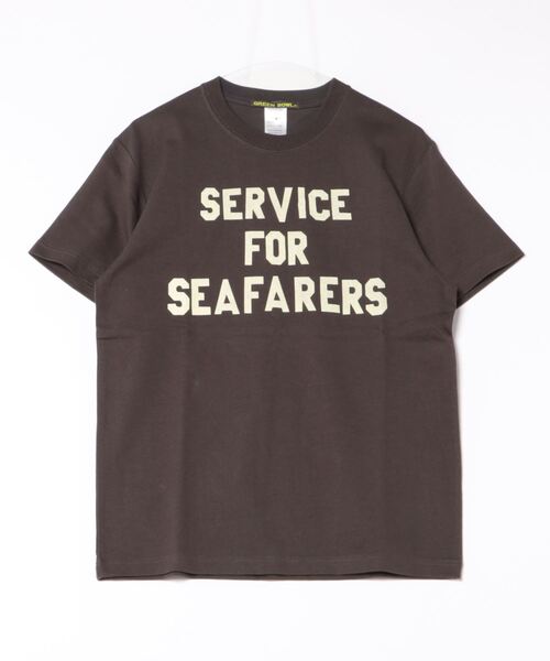 【日本製】グリーンボウル 【GREEN BOWL】Organic CottonT-shirts (E柄 SERVICE）（Tシャツ/カットソー）｜GREEN BOWL（グリーンボウル）