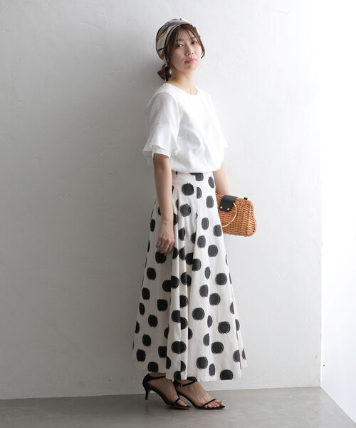 La TOTALITE（ラトータリテ）の「ラッフルスリーブブラウス（シャツ