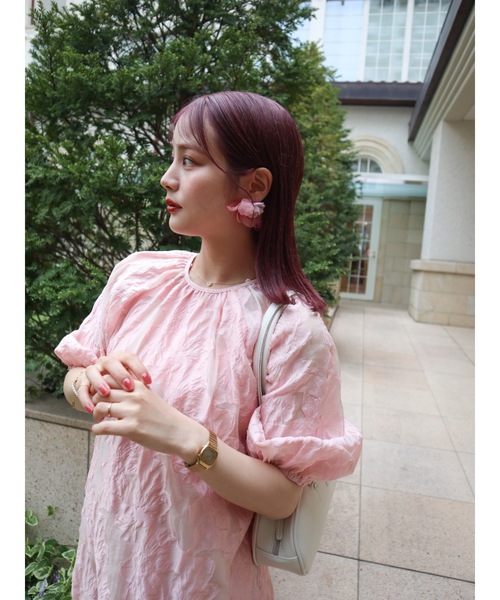 JUMELLE（ジュメロ）の「【結婚式/オケージョン】sheer petal pierce（ピアス（両耳用）・レディース・ピンク/ホワイト・FREE）」の12枚目の写真