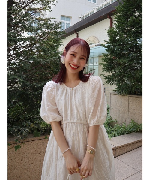 JUMELLE（ジュメロ）の「【結婚式/オケージョン】sheer petal pierce（ピアス（両耳用）・レディース・ピンク/ホワイト・FREE）」の16枚目の写真