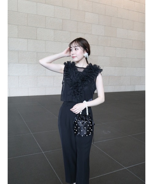 JUMELLE（ジュメロ）の「【結婚式/オケージョン】sheer petal pierce（ピアス（両耳用）・レディース・ピンク/ホワイト・FREE）」の5枚目の写真