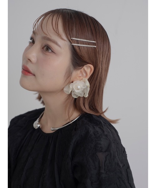 JUMELLE（ジュメロ）の「【結婚式/オケージョン】sheer petal pierce（ピアス（両耳用）・レディース・ピンク/ホワイト・FREE）」の22枚目の写真