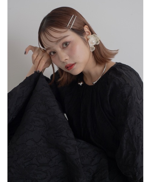 JUMELLE(ジュメロ)の「【結婚式/オケージョン】sheer petal pierce(ピアス(両耳用)・レディース・ピンク/ホワイト・FREE)」の16枚目の写真