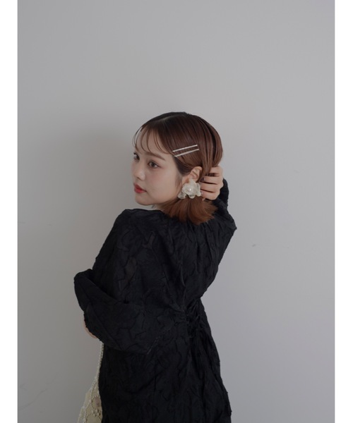 JUMELLE(ジュメロ)の「【結婚式/オケージョン】sheer petal pierce(ピアス(両耳用)・レディース・ピンク/ホワイト・FREE)」の17枚目の写真