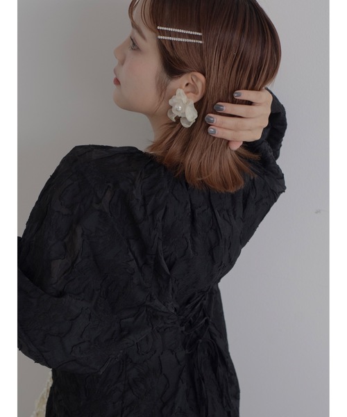 JUMELLE(ジュメロ)の「【結婚式/オケージョン】sheer petal pierce(ピアス(両耳用)・レディース・ピンク/ホワイト・FREE)」の18枚目の写真