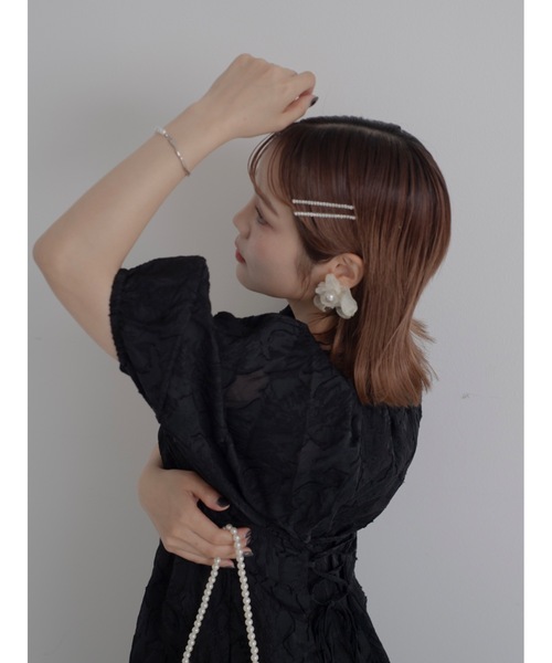 JUMELLE(ジュメロ)の「【結婚式/オケージョン】sheer petal pierce(ピアス(両耳用)・レディース・ピンク/ホワイト・FREE)」の19枚目の写真