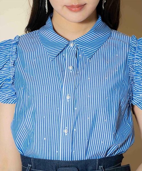 ウィルセレクション キラキラビジューブラウス WILLSELECTION（ウィルセレクション）の「キラキラビジュー