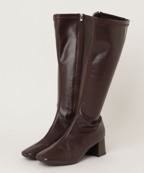 randeboo ロングブーツ brown