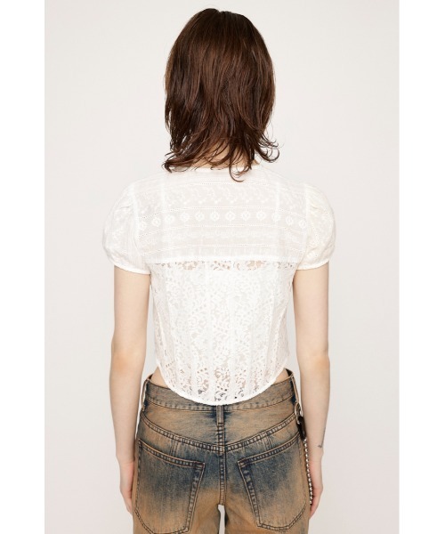 トップス Lacey mary logo tops ivory andmary Lacey mary logo tops ivory 新品未開封 - メルカリ