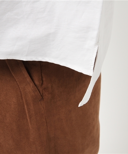 koe（コエ）の「フロントドレープ７分袖ブラウス（シャツ/ブラウス・レディース・ホワイト/ピンク・SMALL/MEDIUM/LARGE）」の8枚目の写真