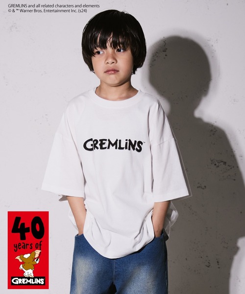 PAIRMANON STREET(ペアマノンストリート)の「【PAIRMANON STREET】【GREMLINS】グレムリン デザイン 半袖 Tシャツ(Tシャツ/カットソー・キッズ・ホワイト系その他2/ホワイト系その他4/ブラック系その他/ブラック系その他3/ブラック/ブラック系その他2/イエロー系その他/イエロー/ホワイト/ホワイト系その他/ホワイト系その他3/レッド/レッド系その他・100/110/120/130/150/90/140)」の2枚目の写真
