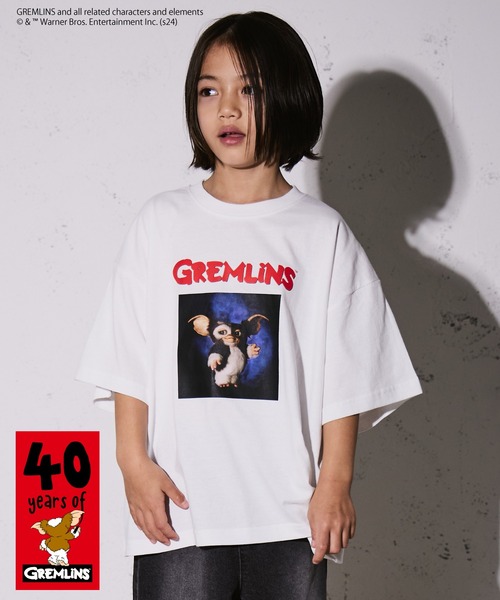PAIRMANON STREET(ペアマノンストリート)の「【PAIRMANON STREET】【GREMLINS】グレムリン デザイン 半袖 Tシャツ(Tシャツ/カットソー・キッズ・ホワイト系その他2/ホワイト系その他4/ブラック系その他/ブラック系その他3/ブラック/ブラック系その他2/イエロー系その他/イエロー/ホワイト/ホワイト系その他/ホワイト系その他3/レッド/レッド系その他・100/110/120/130/150/90/140)」の1枚目の写真