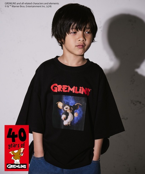 PAIRMANON STREET(ペアマノンストリート)の「【PAIRMANON STREET】【GREMLINS】グレムリン デザイン 半袖 Tシャツ(Tシャツ/カットソー・キッズ・ホワイト系その他2/ホワイト系その他4/ブラック系その他/ブラック系その他3/ブラック/ブラック系その他2/イエロー系その他/イエロー/ホワイト/ホワイト系その他/ホワイト系その他3/レッド/レッド系その他・100/110/120/130/150/90/140)」の6枚目の写真