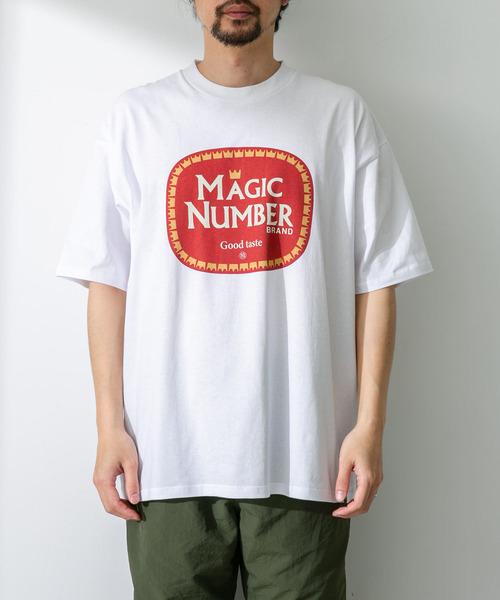 MAGIC NUMBER(マジック ナンバー)の「『抗菌』『防臭』MAGIC NUMBER GOOD TASTE SS T-SHIRTS(Tシャツ/カットソー・メンズ・ホワイト/ブラック・MEDIUM/LARGE)」の3枚目の写真