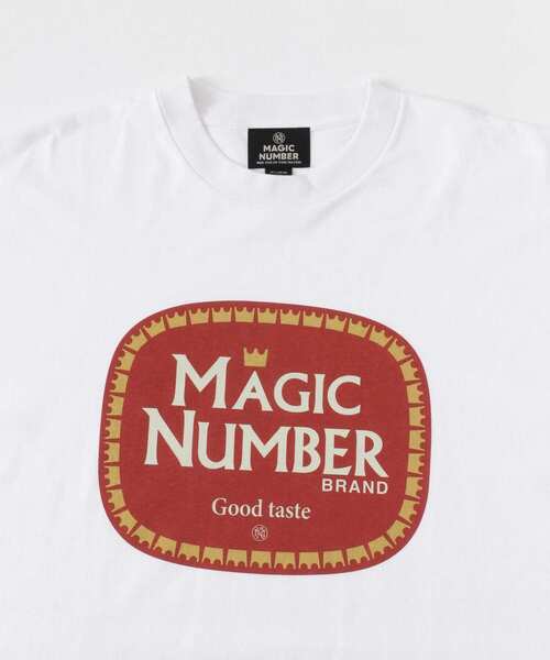 MAGIC NUMBER(マジック ナンバー)の「『抗菌』『防臭』MAGIC NUMBER GOOD TASTE SS T-SHIRTS(Tシャツ/カットソー・メンズ・ホワイト/ブラック・MEDIUM/LARGE)」の9枚目の写真