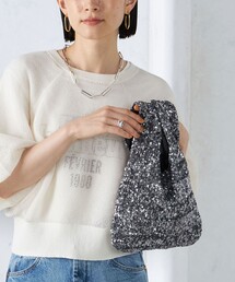 ships little black（シップスリトルブラック）の「troisiemeCHACO:スパンコール バッグ（ハンドバッグ）」