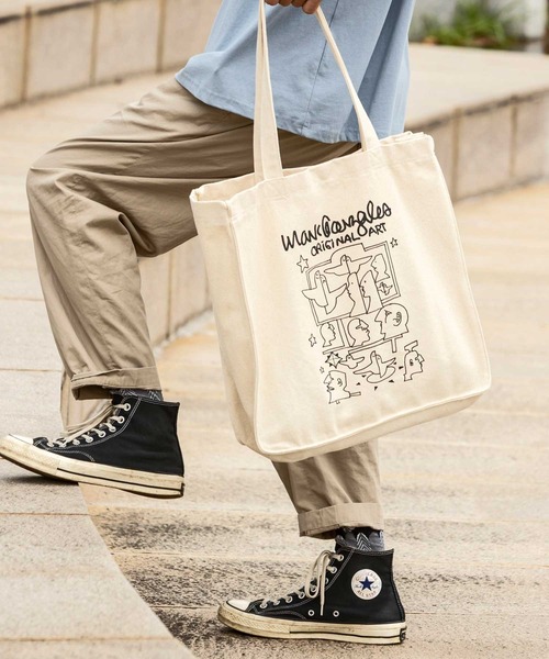 Bookamarc マークゴンザレス/Mark Gonzales直筆トートバッグ Bookamarc マークゴンザレスMark Gonzales直筆トートバッグ What