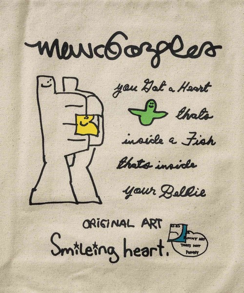 Mark Gonzales（マーク・ゴンザレス）の「【WEB・直営店限定】MARK GONZALES ARTWORK COLLECTION(マーク ゴンザレス)スクエアトートバッグ（トートバッグ・メンズ・ホワイト系1/ホワイト系2/ホワイト系3/ホワイト系4/ホワイト系5・FREE）」の11枚目の写真