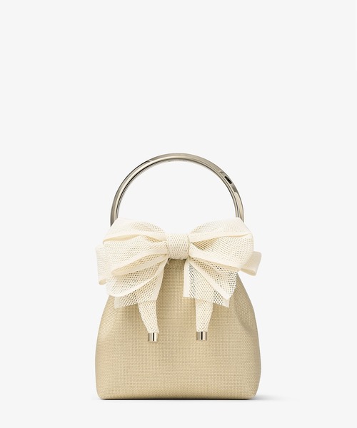 JIMMY CHOO(ジミーチュウ)の「BON BON(ハンドバッグ・レディース・ナチュラル・ONE SIZE)」の1枚目の写真