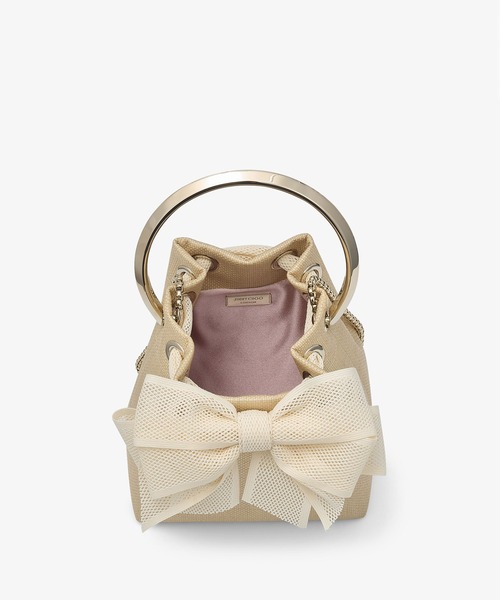 JIMMY CHOO(ジミーチュウ)の「BON BON(ハンドバッグ・レディース・ナチュラル・ONE SIZE)」の4枚目の写真