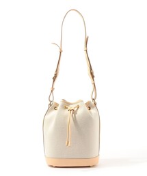 TOMORROWLAND  | SegeN Werk.05 コットンリネン×レザー サコッシュ(ショルダーバッグ)