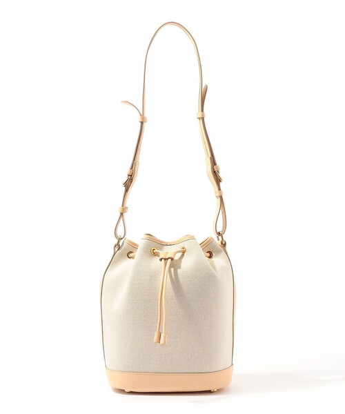 TOMORROWLAND （トゥモローランド）の「SegeN Werk.05 コットンリネン×レザー サコッシュ（ショルダーバッグ・メンズ・ライトグレー・FREE）」の9枚目の写真