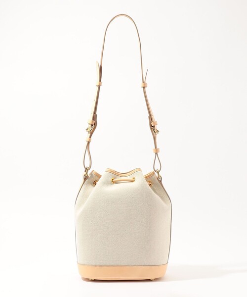 TOMORROWLAND （トゥモローランド）の「SegeN Werk.05 コットンリネン×レザー サコッシュ（ショルダーバッグ・メンズ・ライトグレー・FREE）」の11枚目の写真