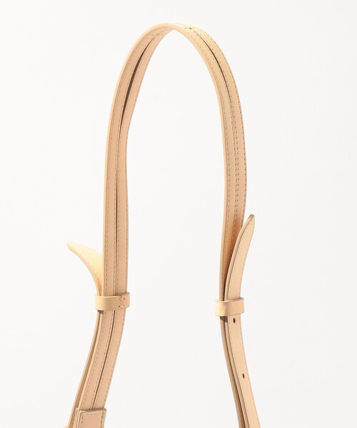 TOMORROWLAND （トゥモローランド）の「SegeN Werk.05 コットンリネン×レザー サコッシュ（ショルダーバッグ・メンズ・ライトグレー・FREE）」の4枚目の写真